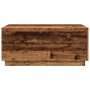 Mesa de centro con luces LED madera envejecida 90x50x40 cm en Mesas de centro | Comprar online en Foru.es