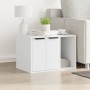 Mueble arenero para gatos madera ingeniería blanco 60x40x40 cm en Mobiliario para gatos | Comprar online en Foru.es