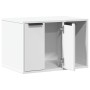 Mueble arenero para gatos madera ingeniería blanco 60x40x40 cm en Mobiliario para gatos | Comprar online en Foru.es
