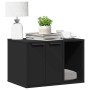 Mueble arenero de gatos madera ingeniería negro 60x40x40 cm en Mobiliario para gatos | Comprar online en Foru.es