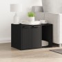 Mueble arenero de gatos madera ingeniería negro 60x40x40 cm en Mobiliario para gatos | Comprar online en Foru.es