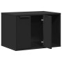 Mueble arenero de gatos madera ingeniería negro 60x40x40 cm en Mobiliario para gatos | Comprar online en Foru.es