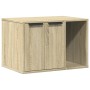 Mueble arenero para gatos madera roble Sonoma 60x40x40 cm en Mobiliario para gatos | Comprar online en Foru.es
