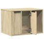 Mueble arenero para gatos madera roble Sonoma 60x40x40 cm en Mobiliario para gatos | Comprar online en Foru.es