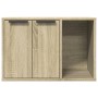 Mueble arenero para gatos madera roble Sonoma 60x40x40 cm en Mobiliario para gatos | Comprar online en Foru.es