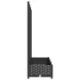 Jardinera con enrejado PP negro 120x40x121,5cm de vidaXL, Maceteros y jardineras - Ref: Foro24-318272, Precio: 85,53 €, Descu...