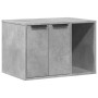 Mueble arenero para gatos madera gris hormigón 60x40x40 cm en Mobiliario para gatos | Comprar online en Foru.es