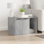 Mueble arenero para gatos madera gris hormigón 60x40x40 cm en Mobiliario para gatos | Comprar online en Foru.es