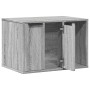 Mueble arenero para gatos madera gris Sonoma 60x40x40 cm en Mobiliario para gatos | Comprar online en Foru.es
