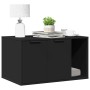 Mueble arenero para gatos madera ingeniería negro 80x50x45 cm en Mobiliario para gatos | Comprar online en Foru.es