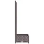 Jardinera con enrejado PP marrón 40x40x121,5 cm de vidaXL, Maceteros y jardineras - Ref: Foro24-318258, Precio: 50,78 €, Desc...