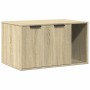 Mueble arenero para gatos madera roble Sonoma 80x50x45 cm en Mobiliario para gatos | Comprar online en Foru.es