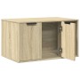 Mueble arenero para gatos madera roble Sonoma 80x50x45 cm en Mobiliario para gatos | Comprar online en Foru.es