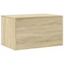 Mueble arenero para gatos madera roble Sonoma 80x50x45 cm en Mobiliario para gatos | Comprar online en Foru.es