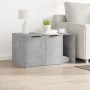 Mueble arenero para gatos madera gris hormigón 80x50x45 cm en Mobiliario para gatos | Comprar online en Foru.es