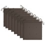 Sillas de jardín con cojines 8 uds madera maciza de acacia gris en Sillas de jardín | Comprar online en Foru.es