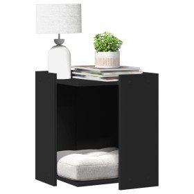 Mueble arenero para gatos madera ingeniería negro 42x42x51 cm en Mobiliario para gatos | Comprar online en Foru.es
