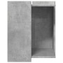 Mueble arenero de gatos madera gris hormigón 42x42x51 cm en Mobiliario para gatos | Comprar online en Foru.es
