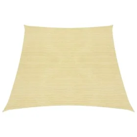 Toldo de vela HDPE beige 160 g/m² 3/4x3 m de vidaXL, Sombrillas - Ref: Foro24-311159, Precio: 36,36 €, Descuento: %