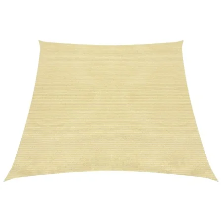 Toldo de vela HDPE beige 160 g/m² 3/4x3 m de vidaXL, Sombrillas - Ref: Foro24-311159, Precio: 36,36 €, Descuento: %