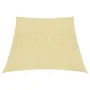 Toldo de vela HDPE beige 160 g/m² 3/4x3 m de vidaXL, Sombrillas - Ref: Foro24-311159, Precio: 36,36 €, Descuento: %
