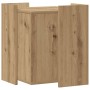 Mueble arenero para gatos madera roble artisian 42x42x51 cm en Mobiliario para gatos | Comprar online en Foru.es