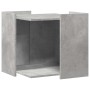 Mueble arenero de gatos madera gris hormigón 53x53x51 cm en Mobiliario para gatos | Comprar online en Foru.es