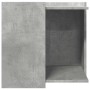 Mueble arenero de gatos madera gris hormigón 53x53x51 cm en Mobiliario para gatos | Comprar online en Foru.es