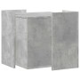 Mueble arenero de gatos madera gris hormigón 53x53x51 cm en Mobiliario para gatos | Comprar online en Foru.es