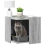 Mueble arenero para gatos madera gris Sonoma 53x53x51 cm en Mobiliario para gatos | Comprar online en Foru.es