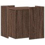 Mueble arenero para gatos madera marrón roble 53x53x51 cm en Mobiliario para gatos | Comprar online en Foru.es