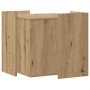 Mueble arenero para gatos madera roble artisian 53x53x51 cm en Mobiliario para gatos | Comprar online en Foru.es