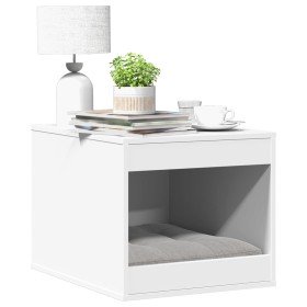 Mueble arenero para gatos madera ingeniería blanco 47x59x42 cm en Mobiliario para gatos | Comprar online en Foru.es