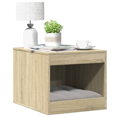 Mueble arenero para gatos madera roble Sonoma 47x59x42 cm en Mobiliario para gatos | Comprar online en Foru.es