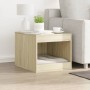 Mueble arenero para gatos madera roble Sonoma 47x59x42 cm en Mobiliario para gatos | Comprar online en Foru.es