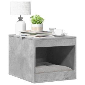 Mueble arenero de gatos madera gris hormigón 47x59x42 cm en Mobiliario para gatos | Comprar online en Foru.es