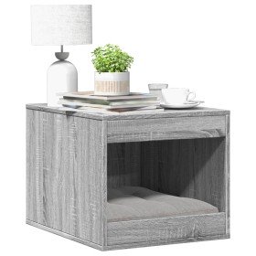 Mueble arenero para gatos madera gris Sonoma 47x59x42 cm en Mobiliario para gatos | Comprar online en Foru.es