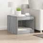 Mueble arenero para gatos madera gris Sonoma 47x59x42 cm en Mobiliario para gatos | Comprar online en Foru.es