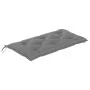 Banco de jardín madera maciza de teca con cojín gris 112 cm de vidaXL, Bancos de jardín - Ref: Foro24-3062665, Precio: 148,78...