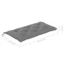 Banco de jardín madera maciza de teca con cojín gris 112 cm de vidaXL, Bancos de jardín - Ref: Foro24-3062665, Precio: 148,78...