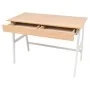 Escritorio 110x55x75 cm color roble y blanco de vidaXL, Escritorios - Ref: Foro24-245722, Precio: 100,54 €, Descuento: %