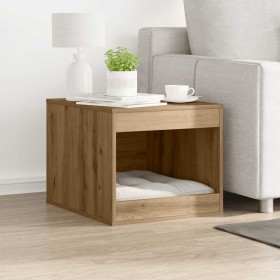 Mueble arenero para gatos madera roble artisian 47x59x42 cm en Mobiliario para gatos | Comprar online en Foru.es