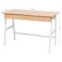 Escritorio 110x55x75 cm color roble y blanco de vidaXL, Escritorios - Ref: Foro24-245722, Precio: 100,54 €, Descuento: %