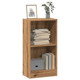 Estantería de madera de ingeniería roble artesanal 40x24x76 cm en Librerías y estanterías | Comprar online en Foru.es