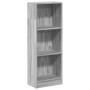 Estantería de madera de ingeniería gris Sonoma 40x24x109 cm en Librerías y estanterías | Comprar online en Foru.es