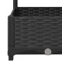 Jardinera con enrejado PP negro 120x120x121,5 cm de vidaXL, Maceteros y jardineras - Ref: Foro24-318276, Precio: 154,72 €, De...