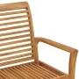 Banco de jardín madera maciza teca con cojín antracita 112 cm de vidaXL, Bancos de jardín - Ref: Foro24-3062649, Precio: 153,...