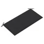 Banco de jardín madera maciza teca con cojín antracita 112 cm de vidaXL, Bancos de jardín - Ref: Foro24-3062649, Precio: 153,...