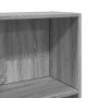 Estantería de madera de ingeniería gris Sonoma 40x24x143 cm en Librerías y estanterías | Comprar online en Foru.es