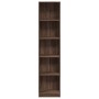 Estantería madera de ingeniería marrón roble 40x24x176 cm en Librerías y estanterías | Comprar online en Foru.es